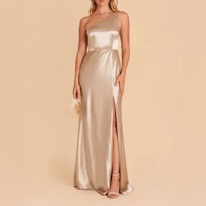 Birdy Grey One Shoulder Neutral Champagne